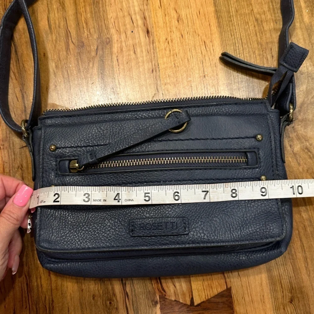 Rosetti Blue Mini Crossbody Bag Adjustable Strap